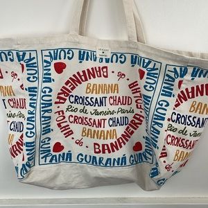Sezane Farm Rio large tote bag RARE